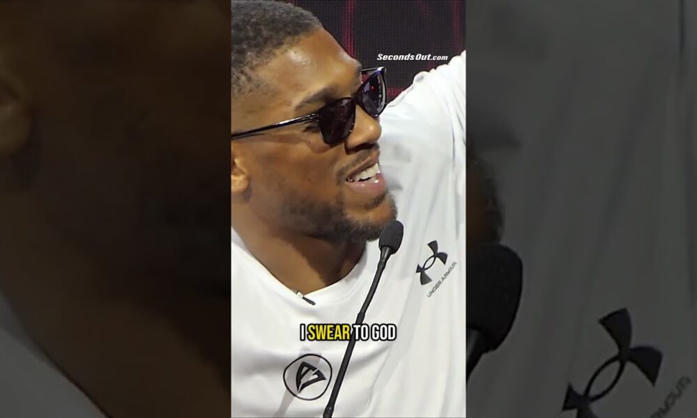 "IF I CATCH YOU..." 👀🥊  Anthony Joshua vs Kristian Prenga