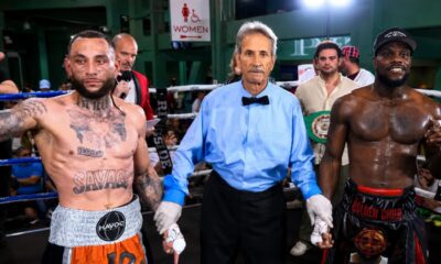 Image: Jahyae Brown, Anthony Vieira Fight To Split Draw At Fenway Park