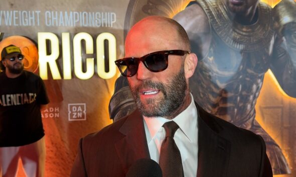 Jason Statham REACTS to Fury vs Joshua - 'I CANT WAIT!'