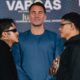 Bam and Vargas face-to-face before Saturday's game. Photo: Matchroom Boxing
