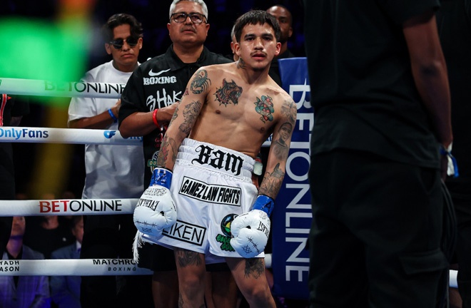 Jesse Rodriguez stopped the fight in the third round. Photo source: Match hall
