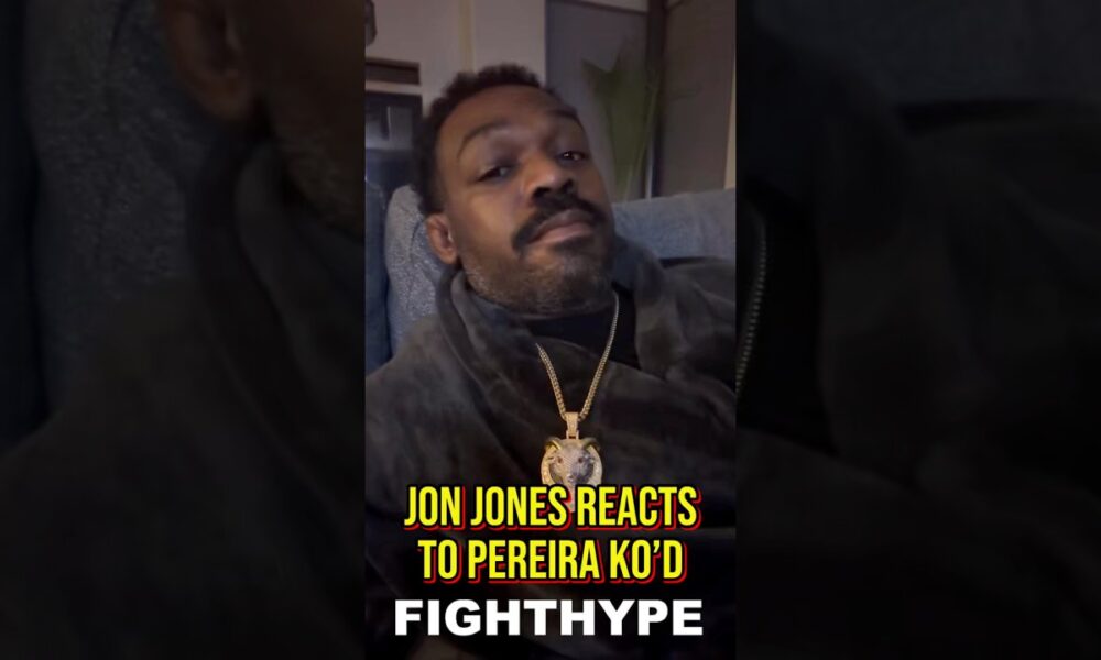 Jon Jones REACTS to Alex Pereira KNOCKED OUT by Ciryl Gane 👀