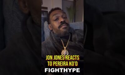 Jon Jones REACTS to Alex Pereira KNOCKED OUT by Ciryl Gane 👀