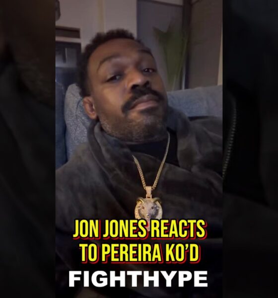 Jon Jones REACTS to Alex Pereira KNOCKED OUT by Ciryl Gane 👀