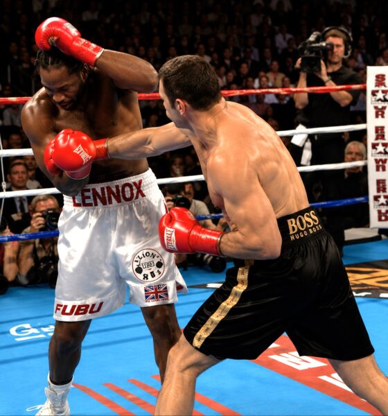 Image: June 21, 2003: Lennox Lewis Ends Career With Controversial TKO Win Over Vitali Klitschko
