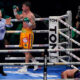 Donovan was disqualified after dropping Crocker after the bell. Photo: Dave Thompson Matchroom Boxing