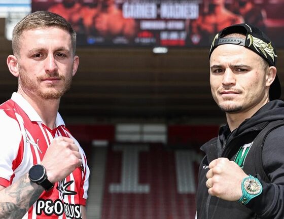 Garner will face Magnesi at St Mary's Stadium on Saturday. Photo: Leigh Dawney/Queensberry