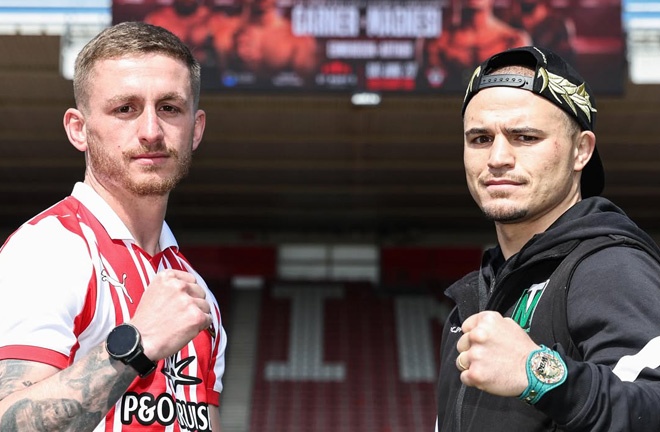 Garner will face Magnesi at St Mary's Stadium on Saturday. Photo: Leigh Dawney/Queensberry