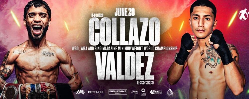 Image: Neider Valdez steps in to challenge Oscar Collazo after Canoy exits