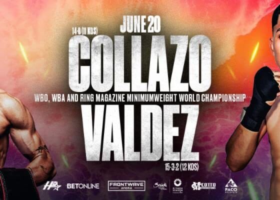 Image: Neider Valdez steps in to challenge Oscar Collazo after Canoy exits