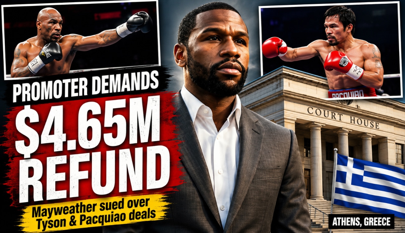 Image: Promoter Demands $4.65M Refund From Floyd Mayweather For Scrapped Tyson And Pacquiao Exhibitions