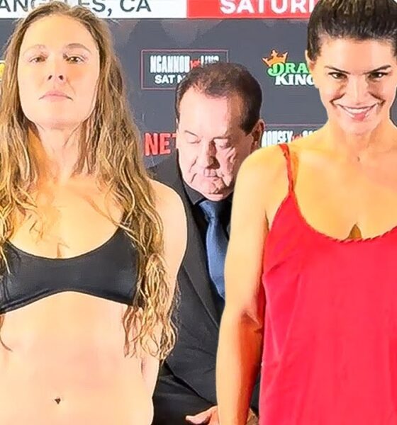 Ronda Rousey vs Gina Carano WEIGH-IN