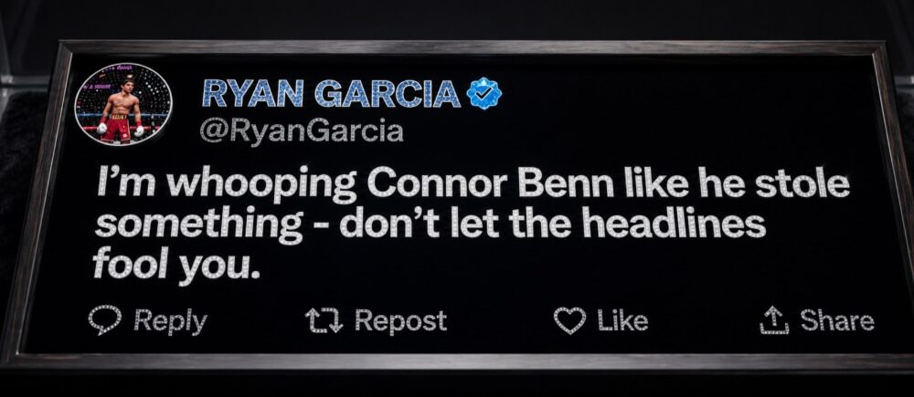 Image: Ryan Garcia And Conor Benn Exchange 'Steal' Threats Despite Fight Turmoil
