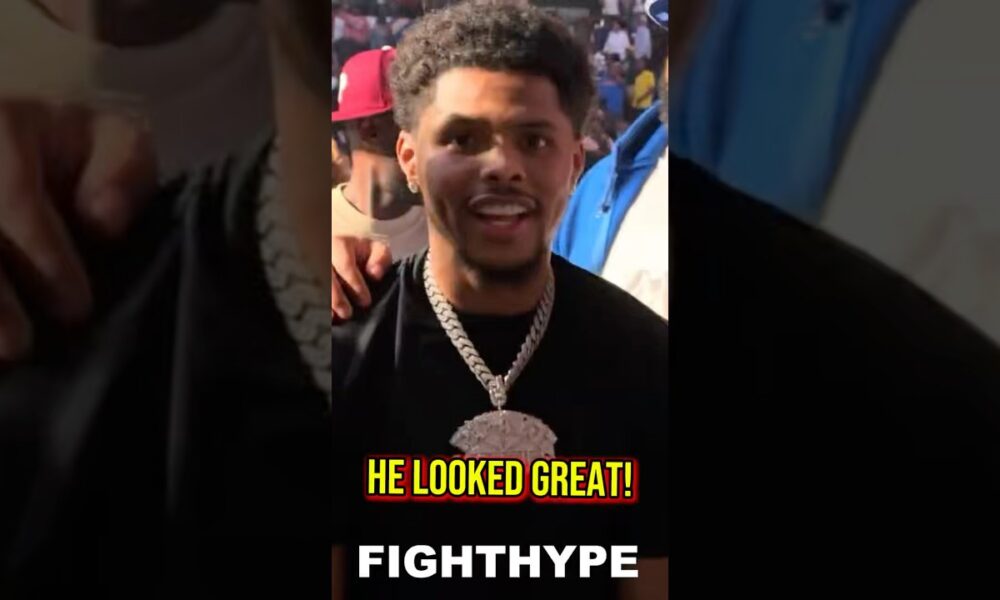 Shakur Stevenson REACTS to Keyshawn Davis BEATING Nahir Albright