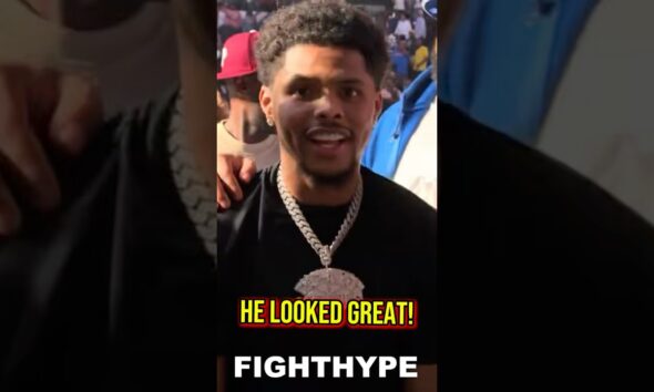 Shakur Stevenson REACTS to Keyshawn Davis BEATING Nahir Albright