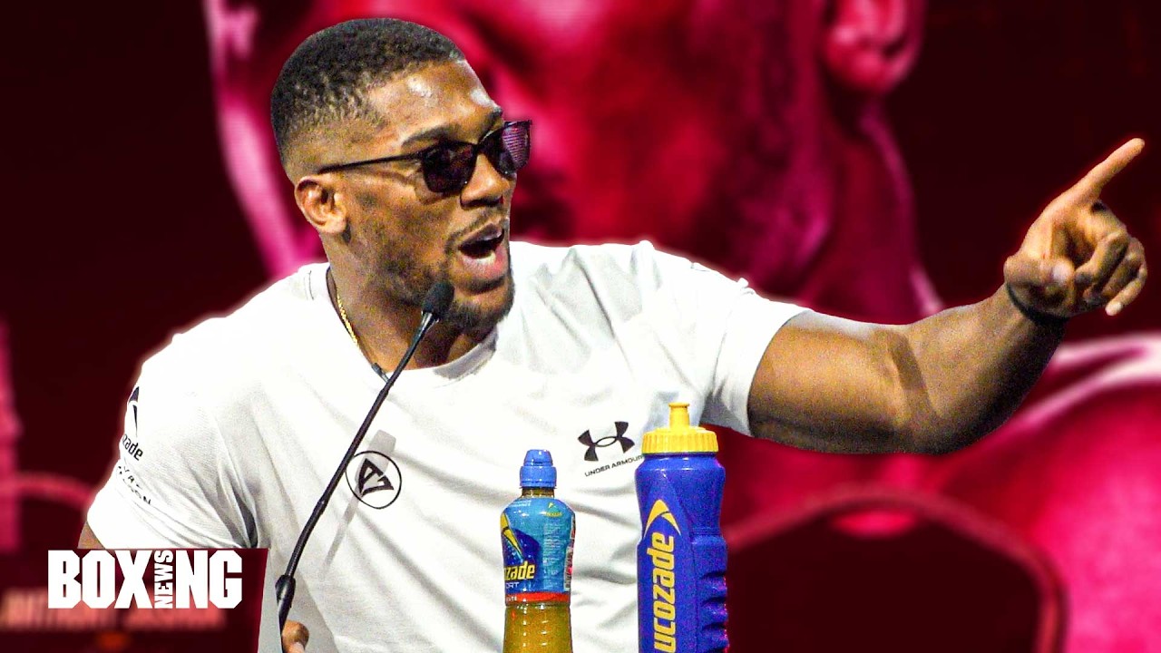 "THE GRAVE HAS BEEN DUG!" Anthony Joshua Chilling Message At Comeback Fight