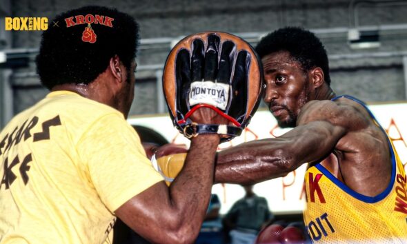 Thomas 'Hitman' Hearns Elite Pad Work With Emanuel Steward For Leonard Rematch | KRONK Gym