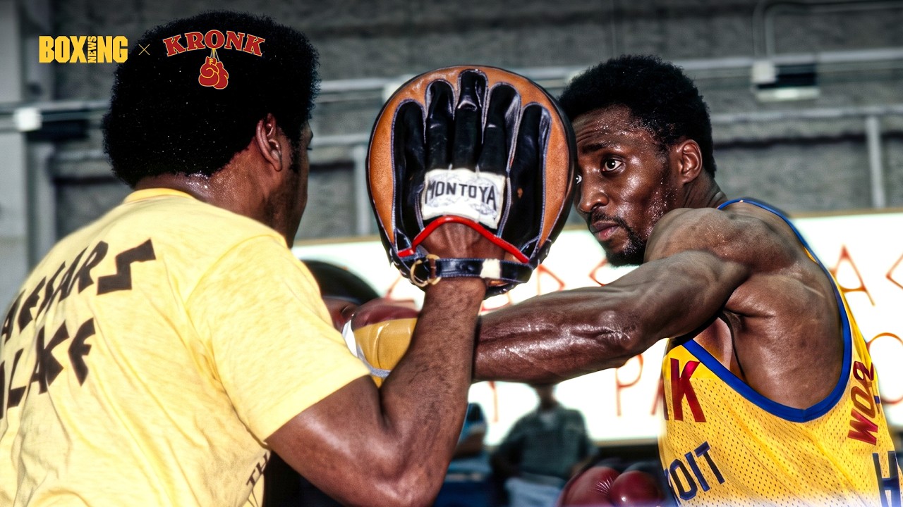Thomas 'Hitman' Hearns Elite Pad Work With Emanuel Steward For Leonard Rematch | KRONK Gym