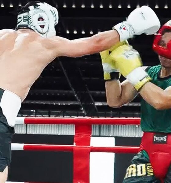 Tim Tszyu SPARRING for Errol Spence LEAK — BRUTAL Shots Knock Headgear Loose