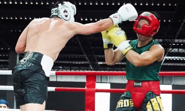 Tim Tszyu SPARRING for Errol Spence LEAK — BRUTAL Shots Knock Headgear Loose