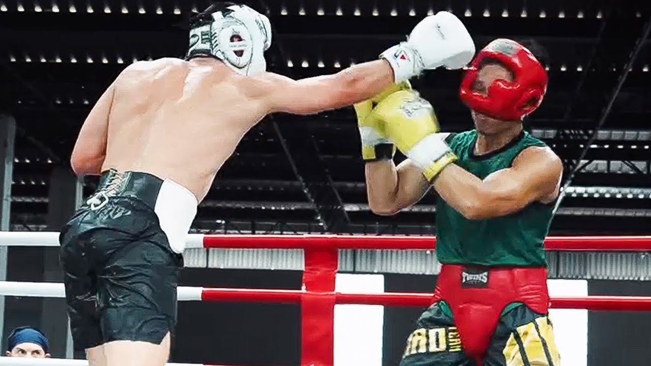 Tim Tszyu SPARRING for Errol Spence LEAK — BRUTAL Shots Knock Headgear Loose