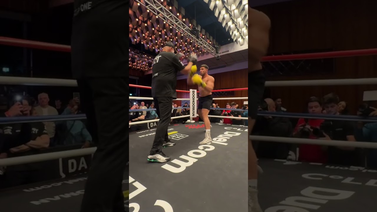 Tommy Fury Works Pads With John Fury Ahead Of Eddie Hall Fight