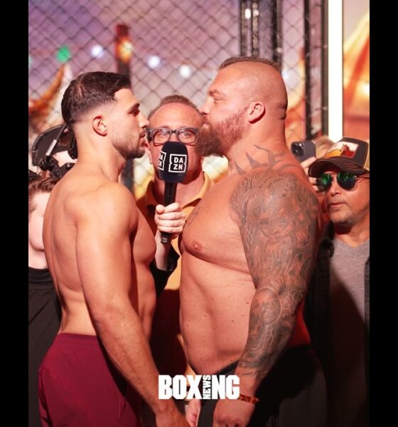 Tommy Fury vs Eddie Hall Final Face-Off