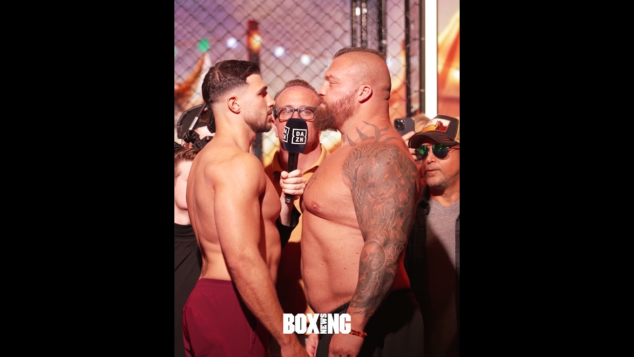 Tommy Fury vs Eddie Hall Final Face-Off