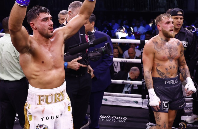 Fury ended Paul's undefeated professional record in Saudi Arabia. Photo: Skill Challenge Entertainment
