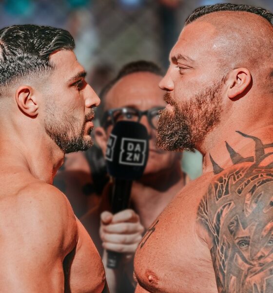 Tommy Fury vs. Eddie Hall • FULL WEIGH IN & FINAL FACE OFF | DAZN Boxing
