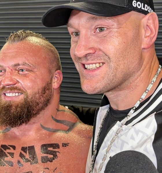 Tyson Fury THANKS Eddie Hall after BATTLE w/ Brother Tommy Fury