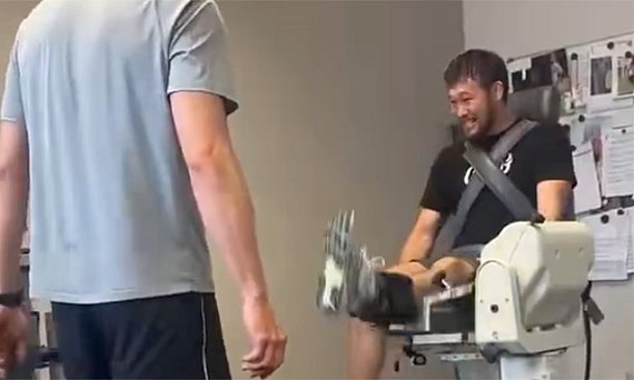 Shavkat Rakhmonov returns to pad work after knee surgery, nears UFC comeback