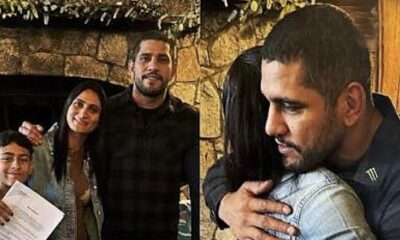 Alex Pereira gives sister Aline Pereira incredible gift on his own birthday