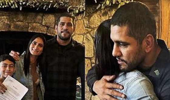 Alex Pereira gives sister Aline Pereira incredible gift on his own birthday