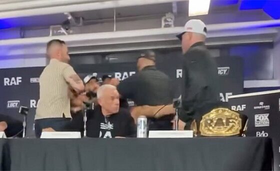 Colby Covington, Belal Muhammad separated after heated RAF clash