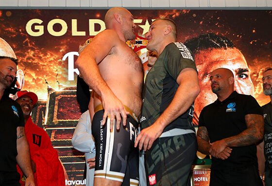 Weigh-in results: Tyson Fury finally the smaller man in a heavyweight fight