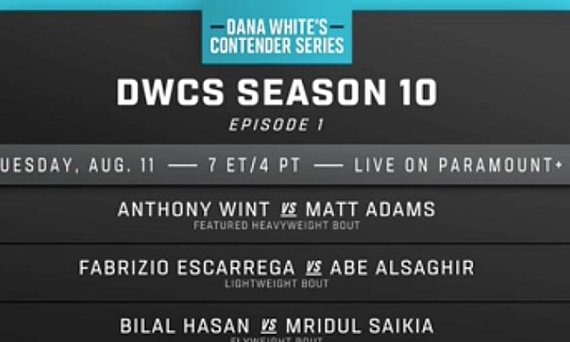 First two weeks of Dana White&rsquo;s Contender Series Season 10 revealed