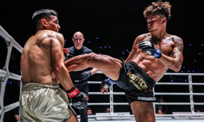 Nontachai Jitmuangnon locked in for Kiamran Nabati at ONE Fight Night 46
