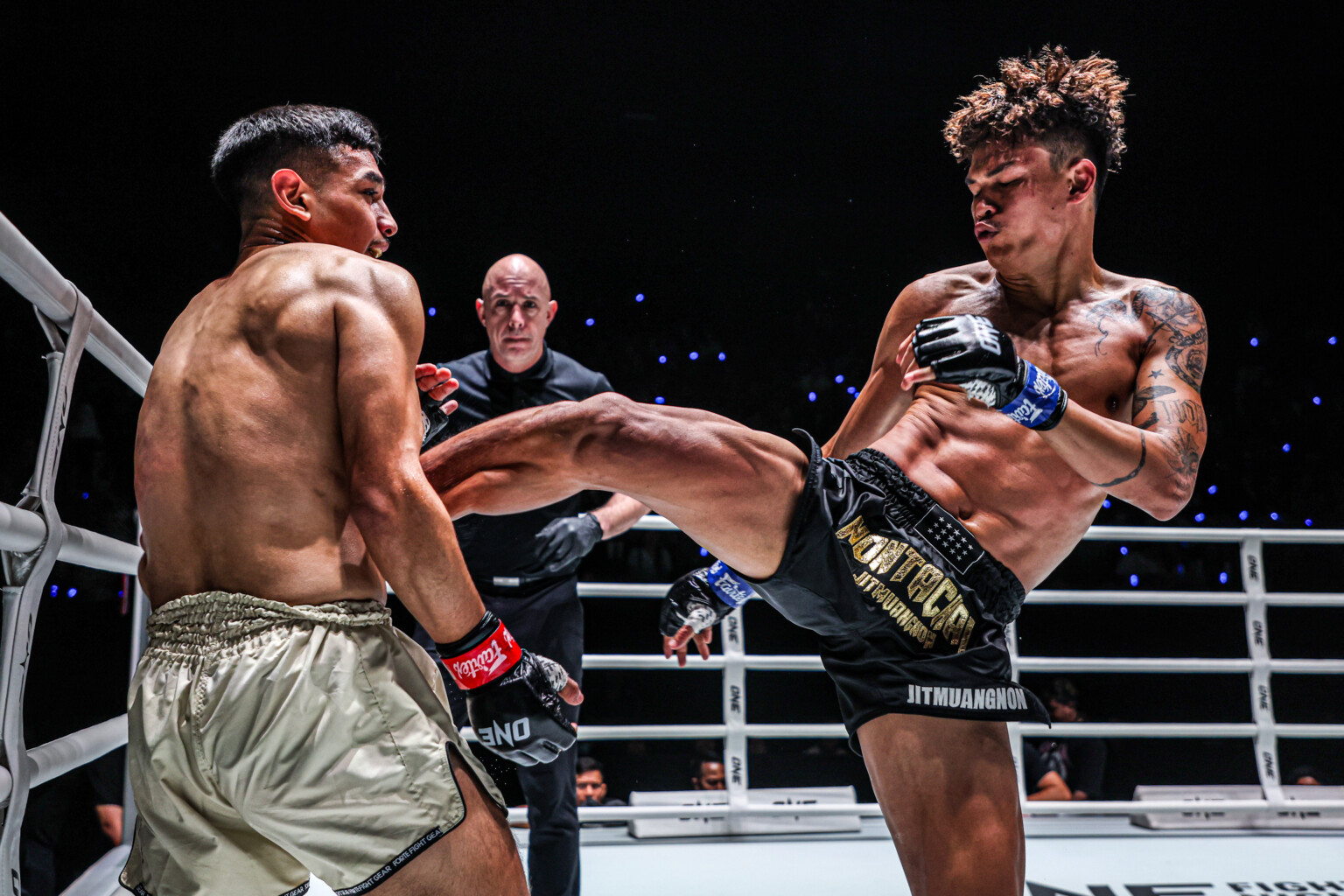 Nontachai Jitmuangnon locked in for Kiamran Nabati at ONE Fight Night 46