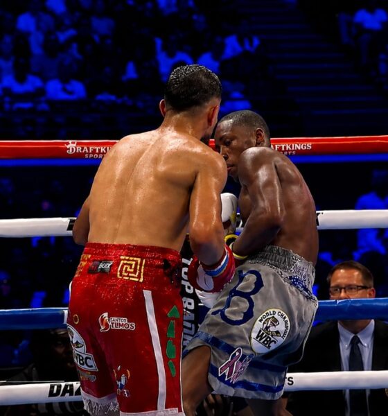 "Bruce Carrington Defends WBC Featherweight Title Against Rene Palacios"