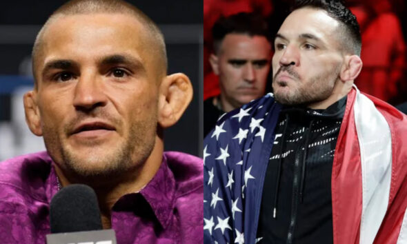 Dustin Poirier baffled by Michael Chandler's welterweight tease: "I want to know what he's fighting for"