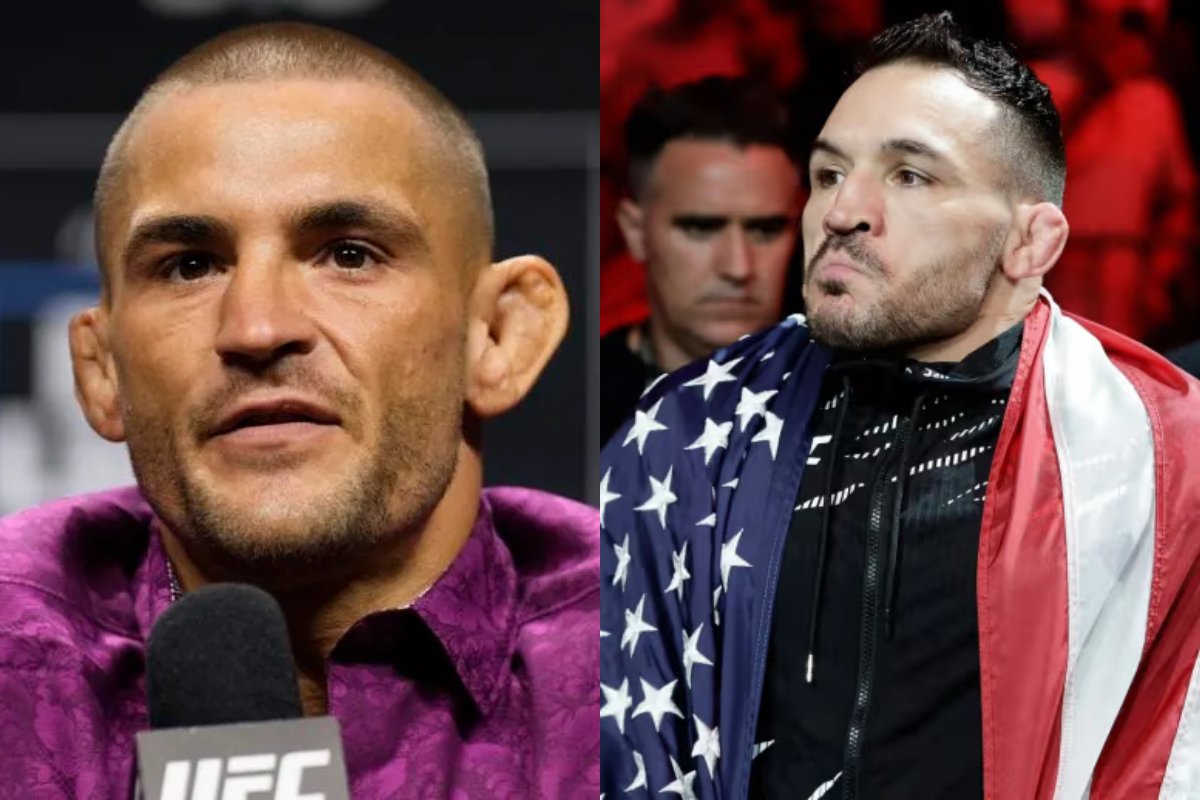 Dustin Poirier baffled by Michael Chandler's welterweight tease: "I want to know what he's fighting for"