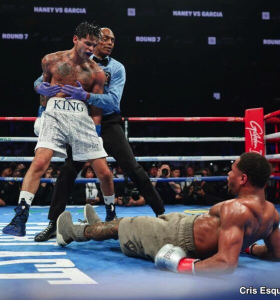 "Ryan Garcia Responds to Devin Haney with Knockdown Photo Challenge"