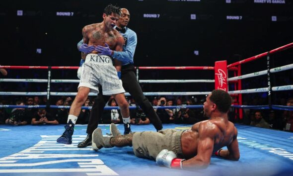 "Ryan Garcia Responds to Devin Haney with Knockdown Photo Challenge"