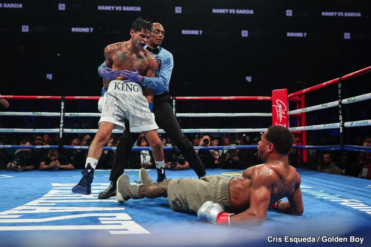 "Ryan Garcia Responds to Devin Haney with Knockdown Photo Challenge"