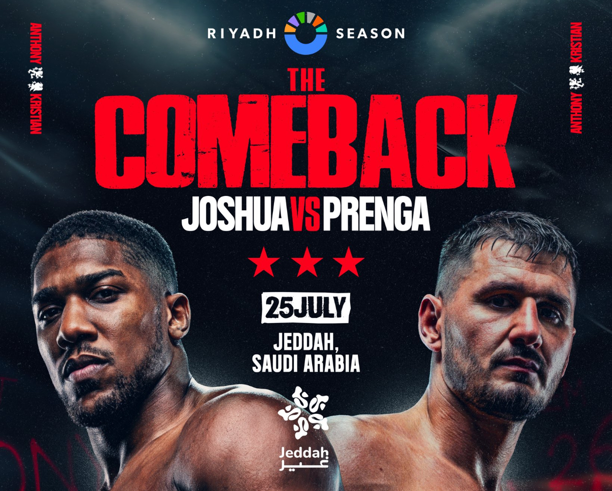 "Anthony Joshua vs Kristian Prenga: Jeddah Venue Change Announced"