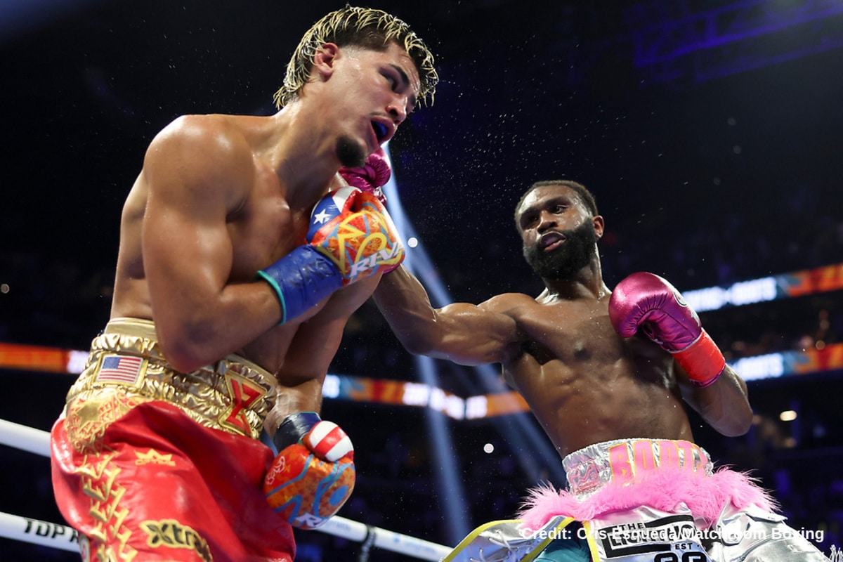 "Jaron 'Boots' Ennis Joins Elite Ranks of Unbeaten World Champions in Boxing"