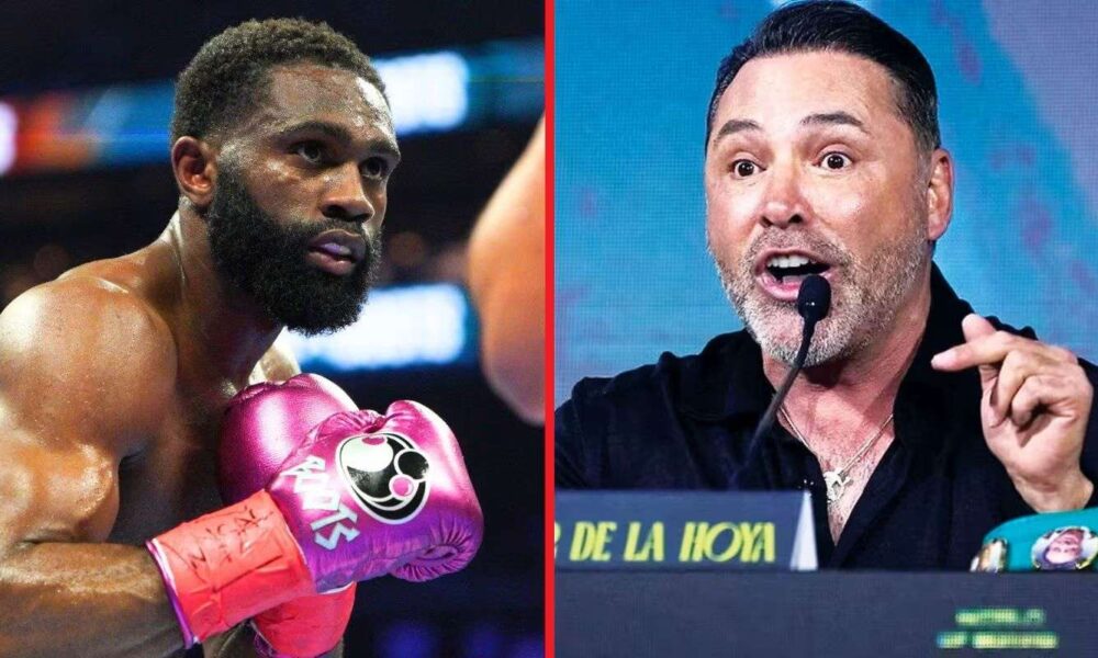 "Oscar De La Hoya Highlights Jaron Ennis' Performance and Calls for Vergil Ortiz Showdown"