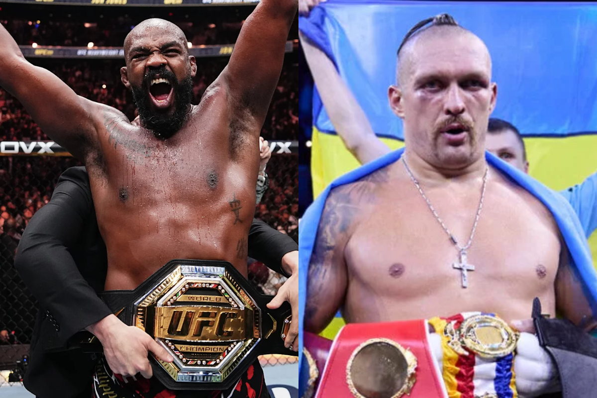 Jon Jones would only fight Oleksandr Usyk on one condition: "I think the world knows what would happen if we were locked in the same room"