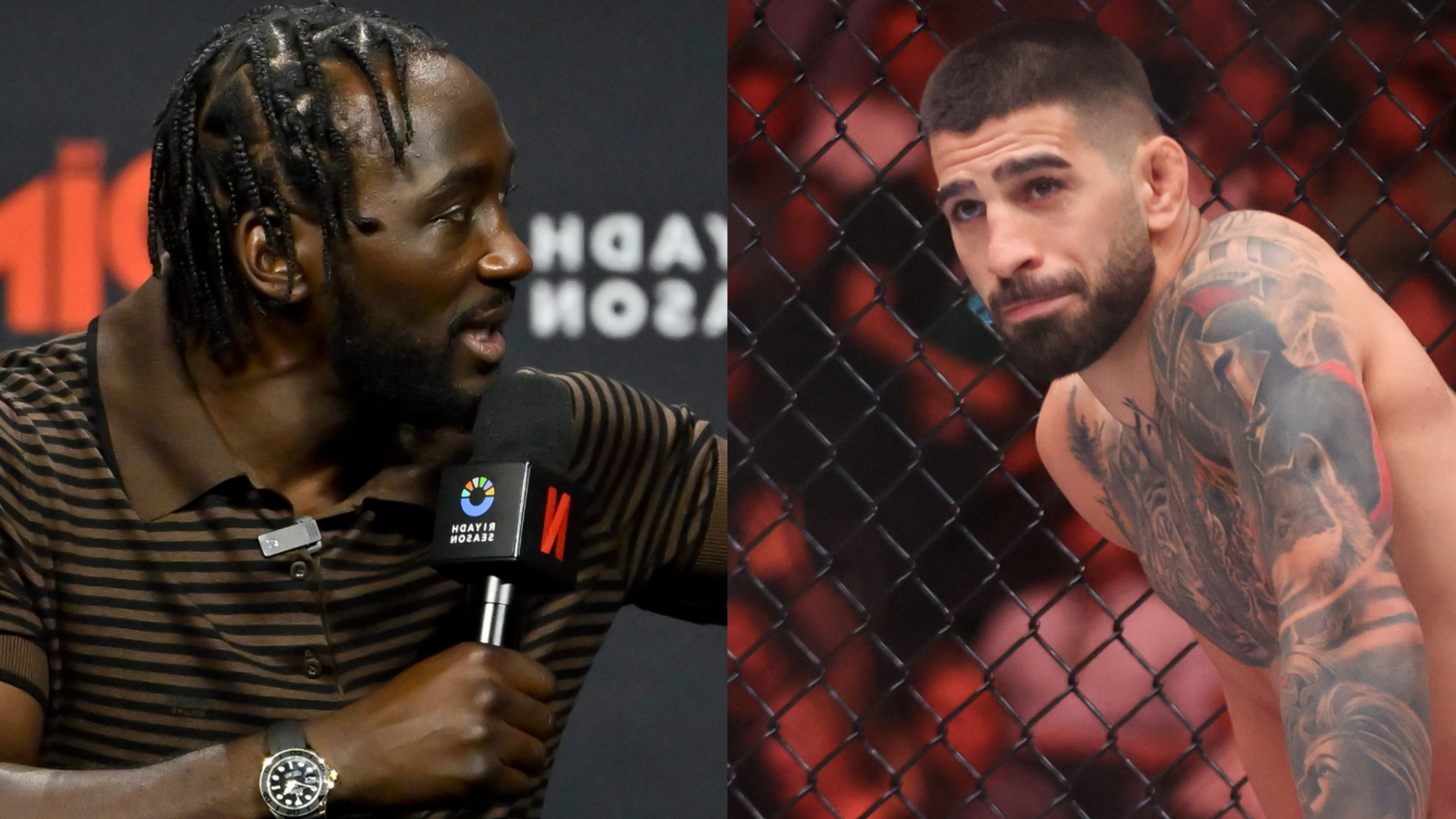 Terence Crawford defends taunting Ilia Topuria after UFC White House loss